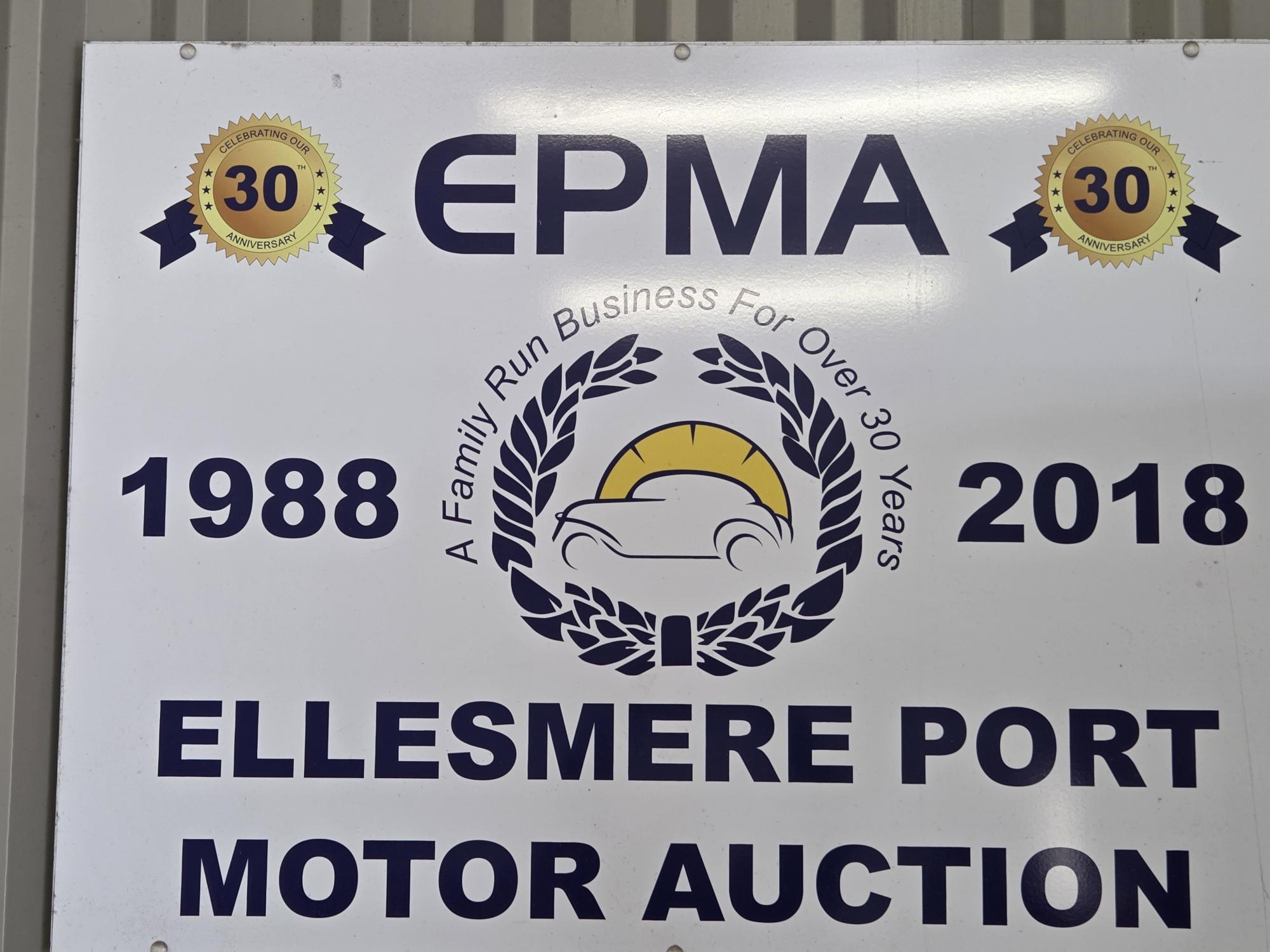Ellesmere Port Motor Auctions sign